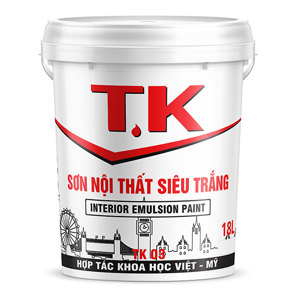 Sơn siêu trắng nội thất cao cấp